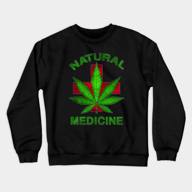 Natural Medicine Crewneck Sweatshirt by Mr.FansArt